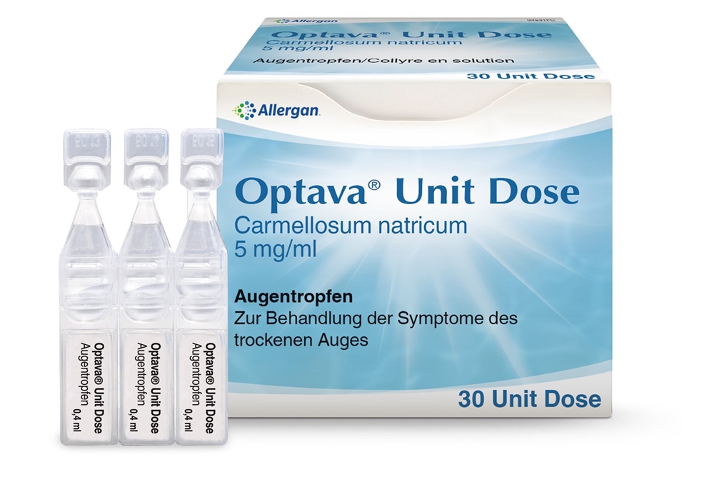OPTAVA Unit Dose 5 mg/ml<br>30 × 0.4 ml, Monodosis, Augentropfen, Lösung
