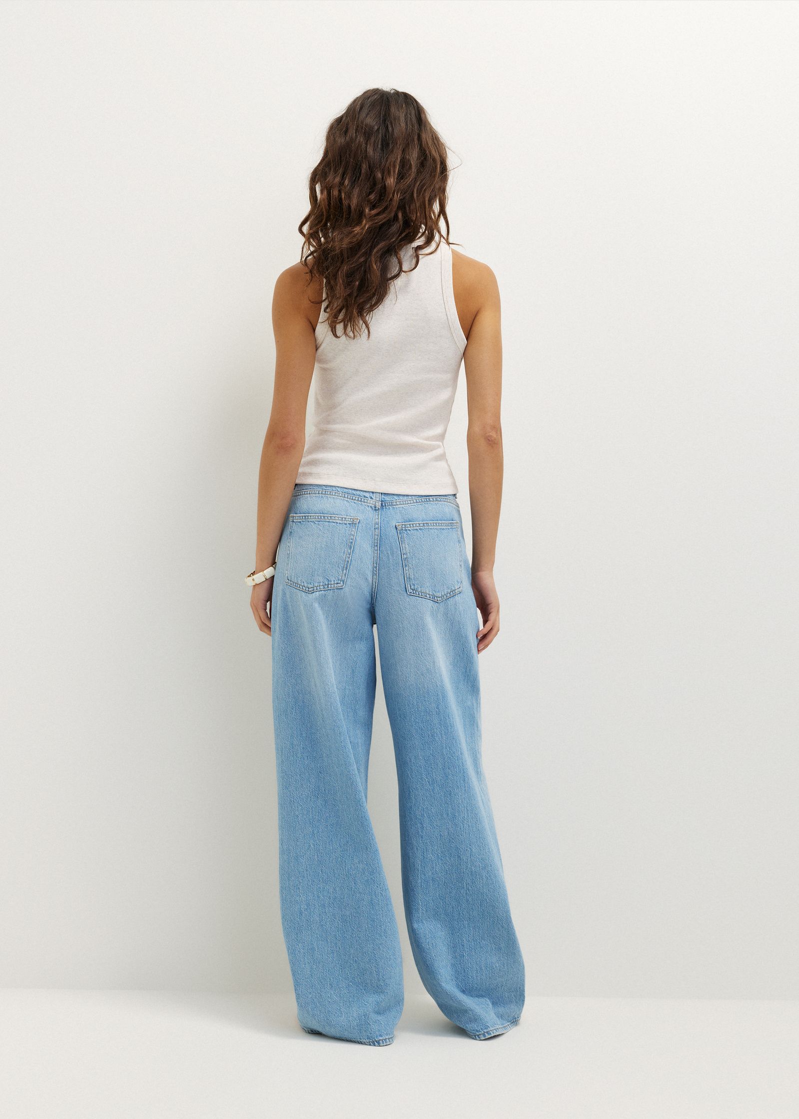Singlet met rib
