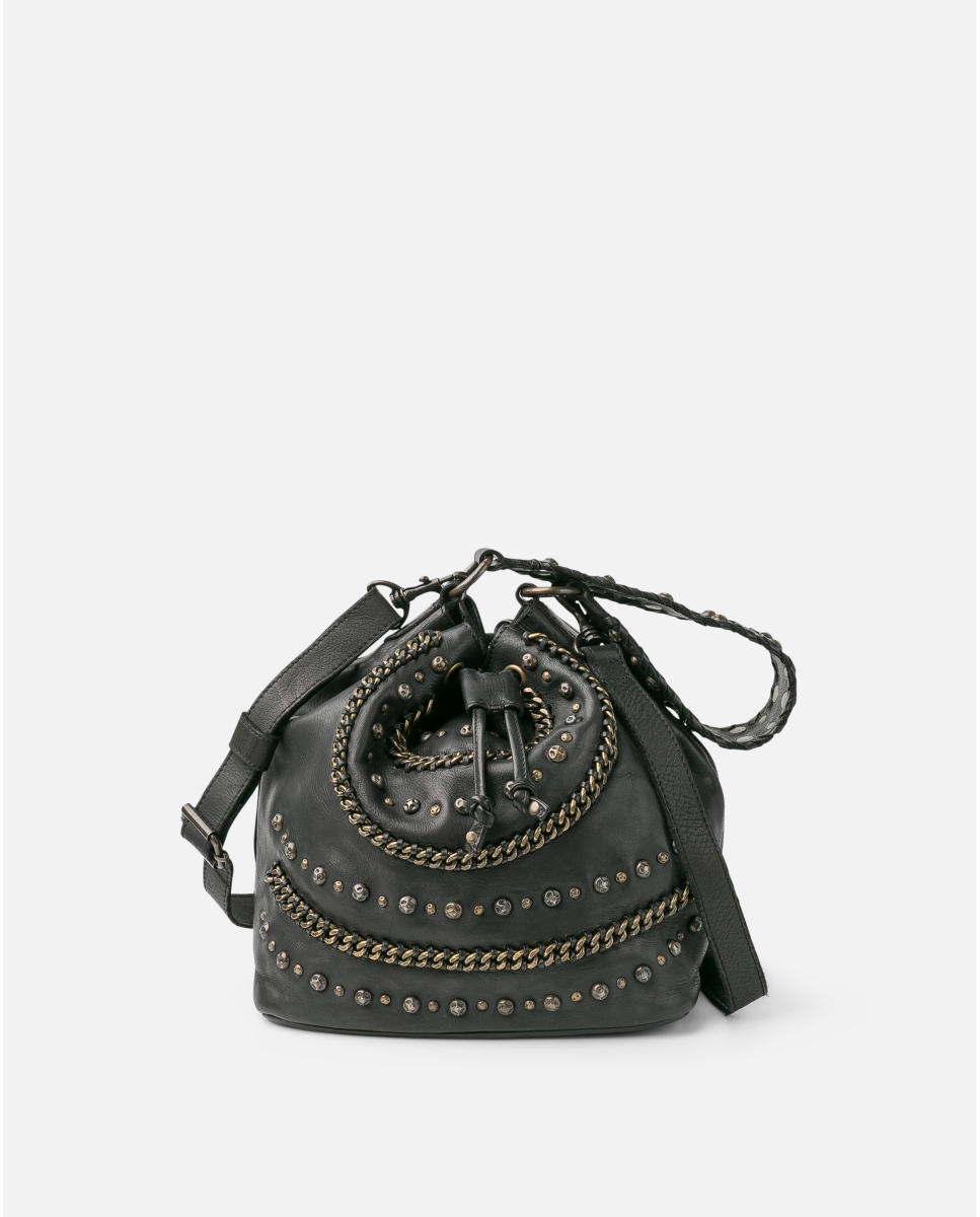 Biba Barcelona Red Rock Hand/ Schoudertas Black