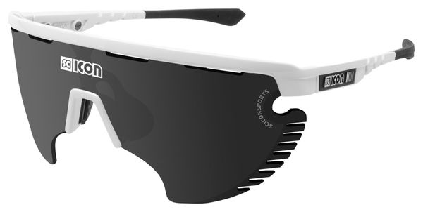 Scicon Sports Aerowing Lamon Lunettes De Soleil De Performance Sportive (Scnpp Multimiror Silver/Luminosité Blanche)