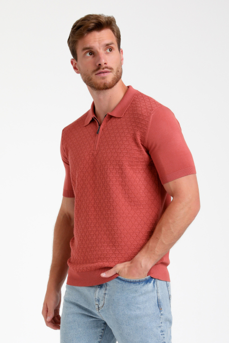 Gabbiano oranje heren polo