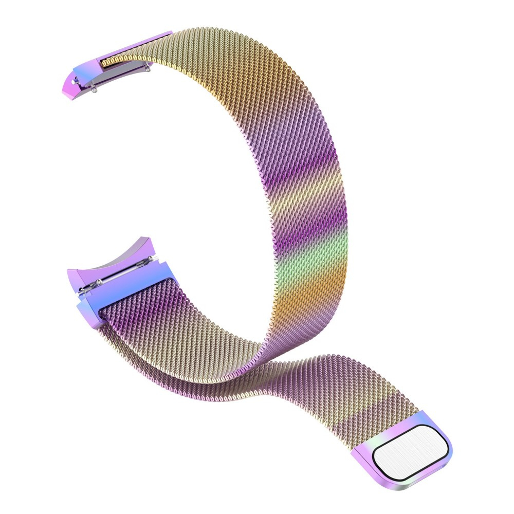 Galaxy Watch 5 (44/40mm) / Watch 5 Pro (45mm) Edelstahl Magnet Armband Milanaise (Gelenkumfang: 170-260mm) - Rainbow