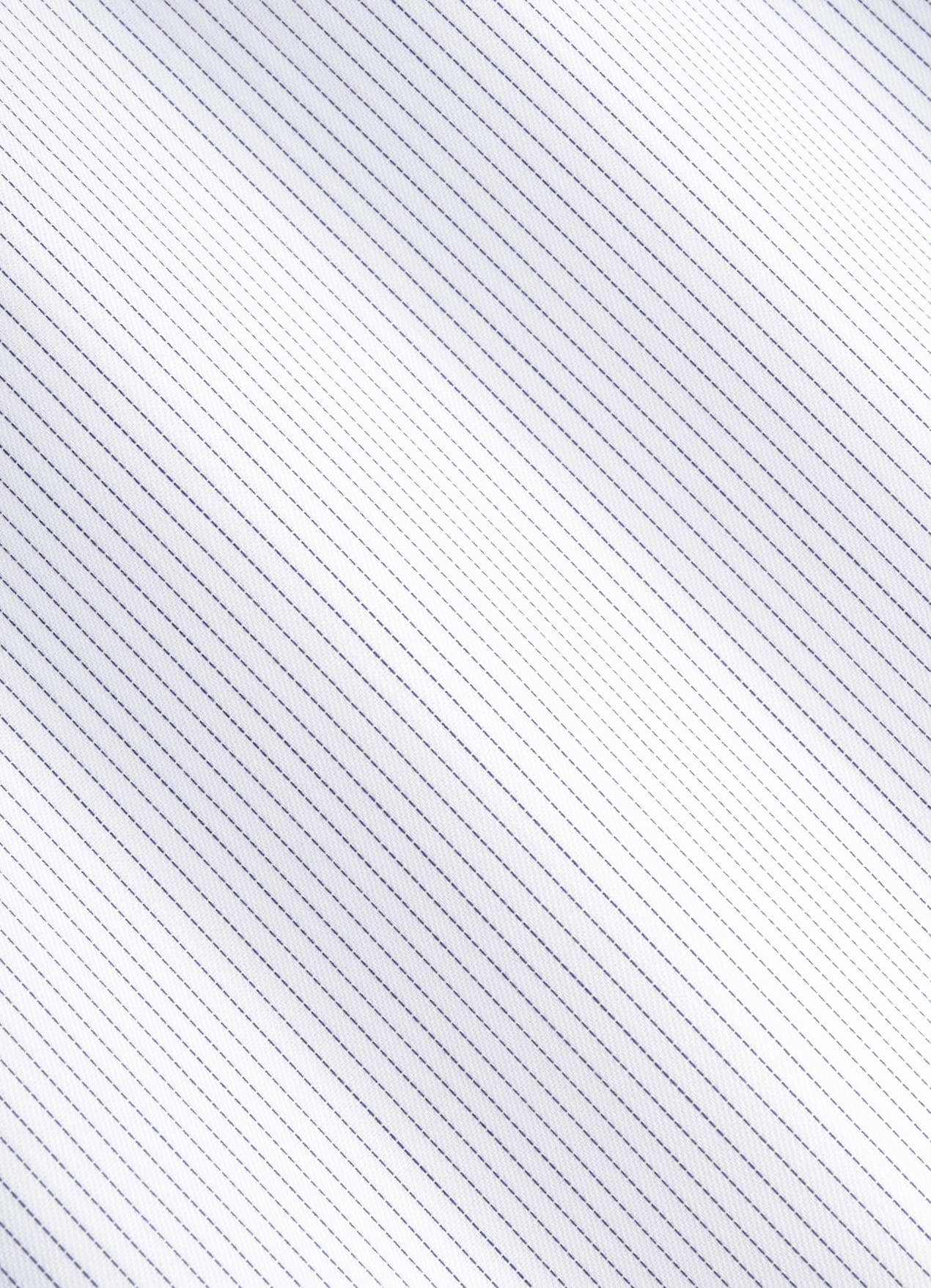 Chemise coupe ajustée en twill blanche à rayures
