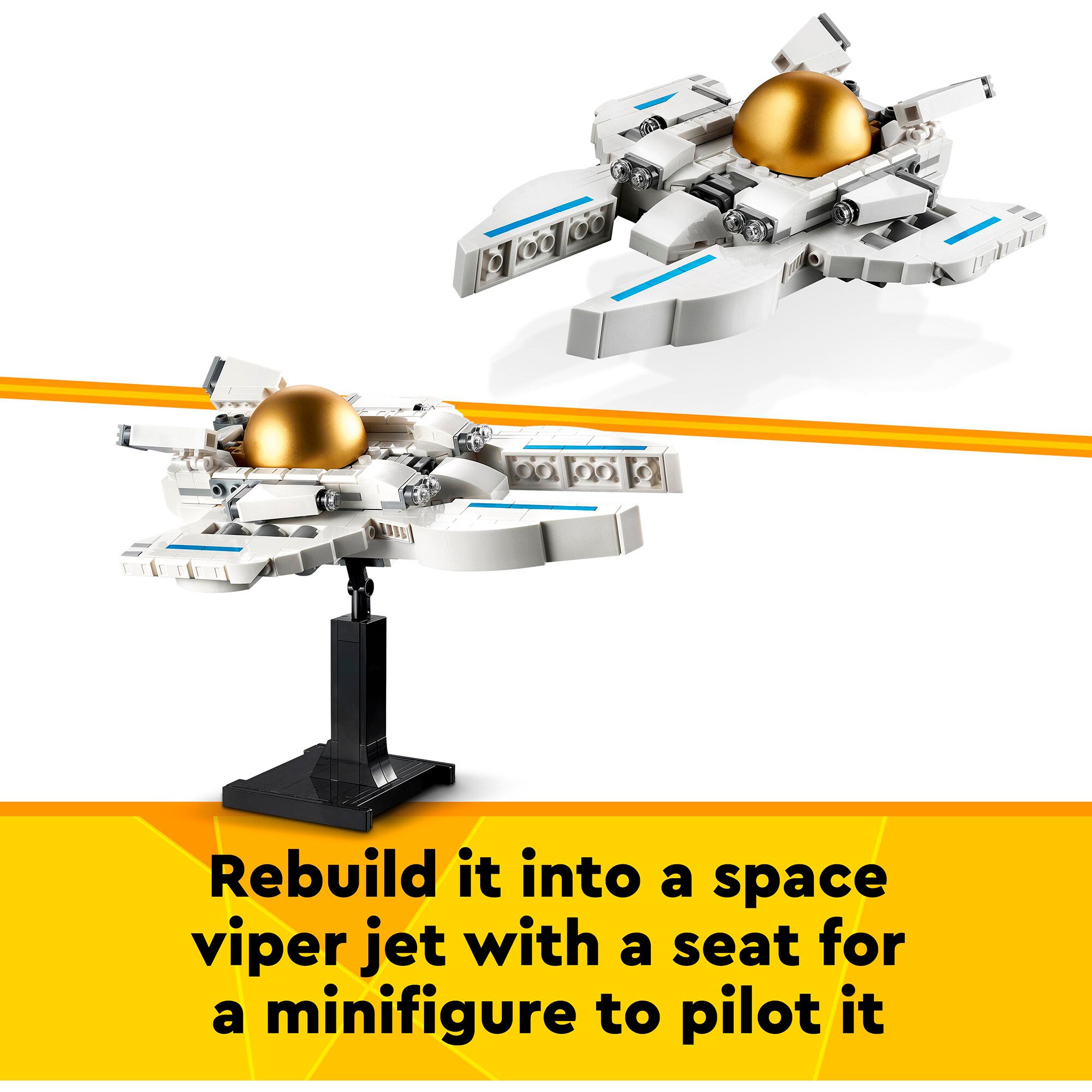 LEGO Konstruktionsspielzeug Creator 3-in-1 Astronaut im Weltraum