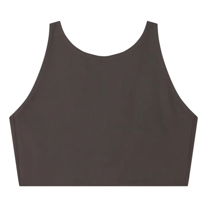 Girlfriend Collective Brassière Topanga | Gris foncé