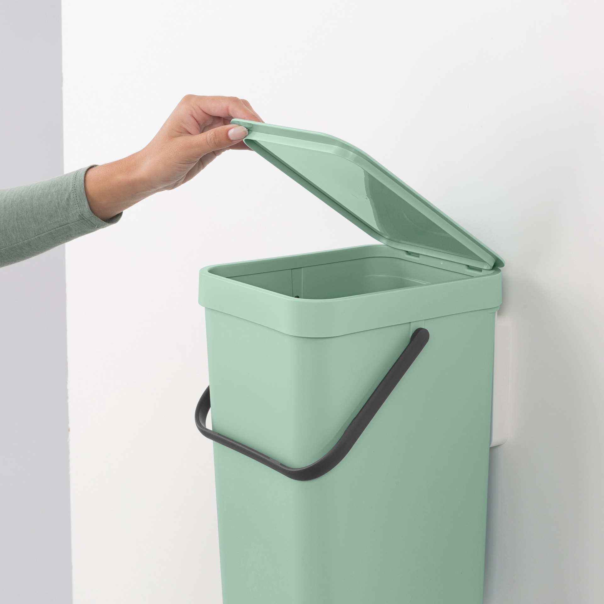 brabantia Abfalleimer SORT & GO 12 Liter Jade Green
