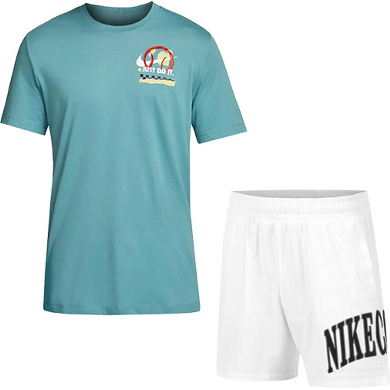 Nike Court Heritage Just Do It Tee Set Heren