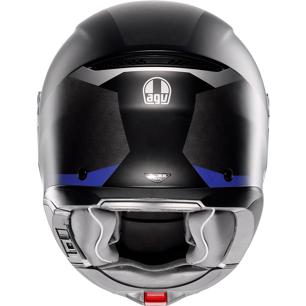 AGV - Casque Tourmodular Stray Noir Mat / Gris / Bleu