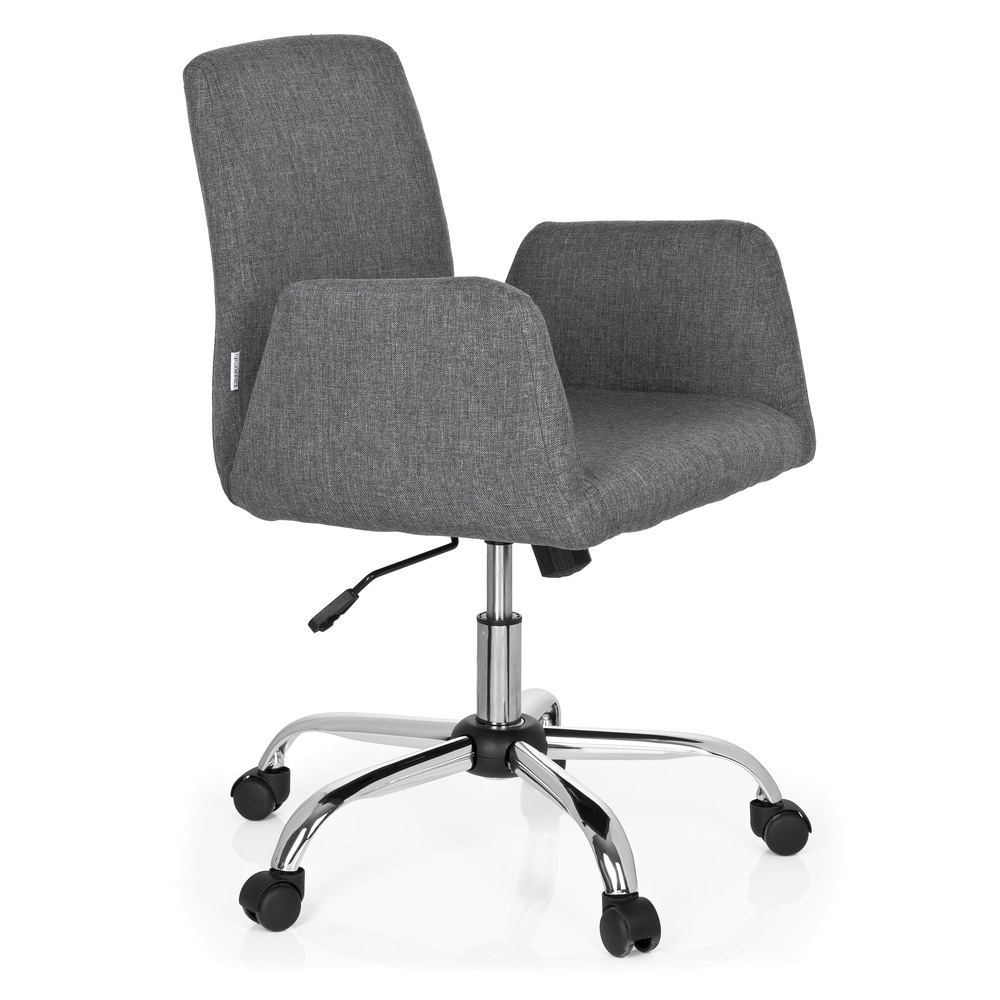 Home Office Bürostuhl FLOW Stoff mit Armlehnen hjh OFFICE