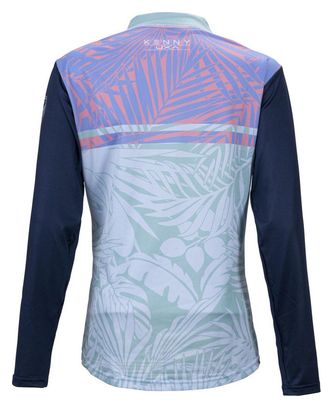 Maillot Femme Kenny Charger Flower Bleu Violet