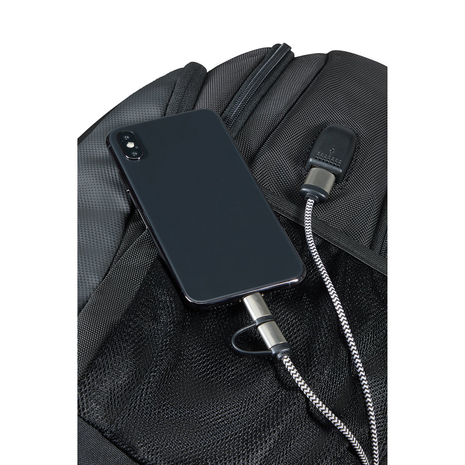 American Tourister At Work Laptop Backpack 15.6'' Eco USB bass black