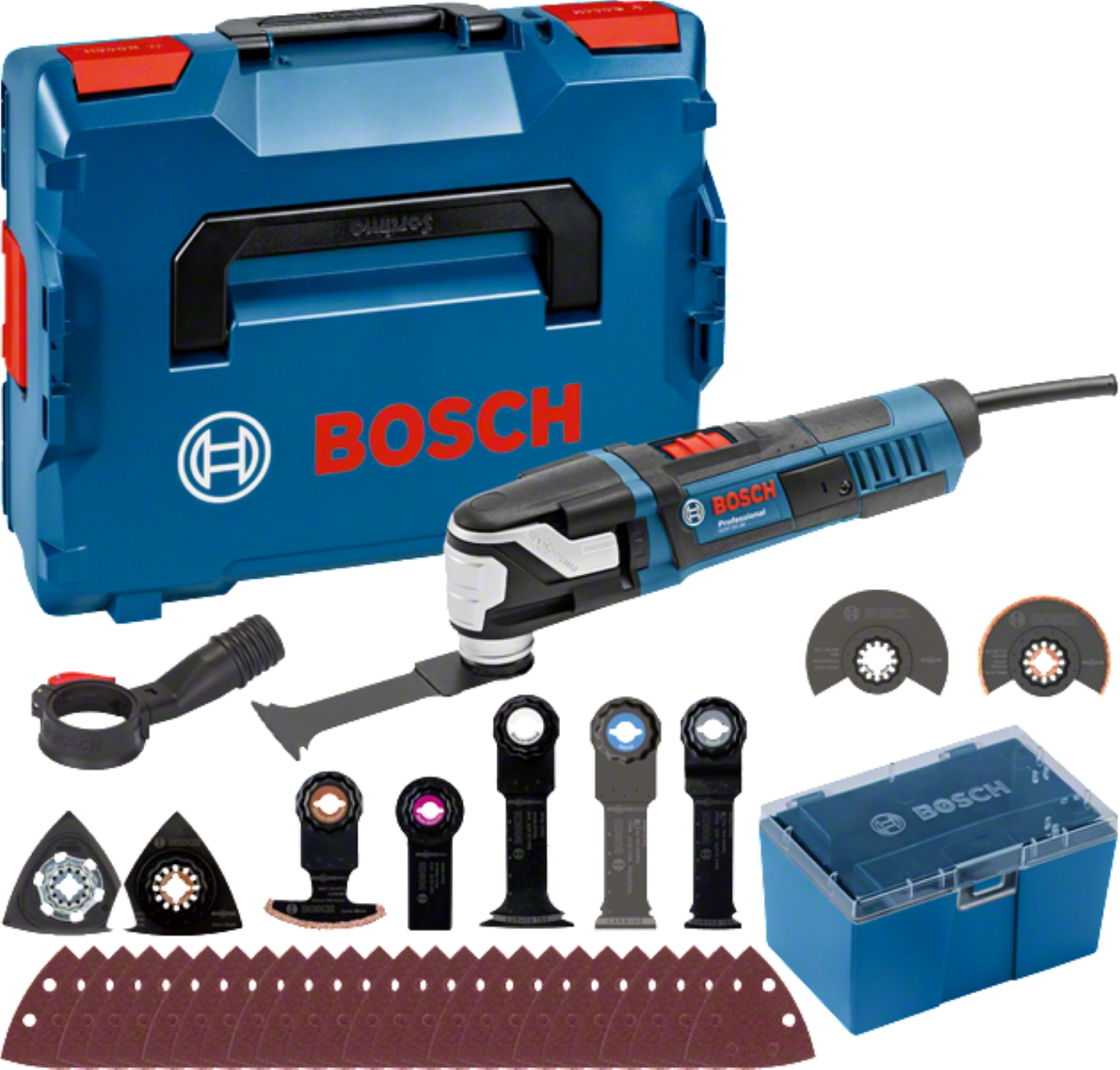 Bosch GOP 55-36 Multitool   35 delige accessoireset in L-Boxx - 550W