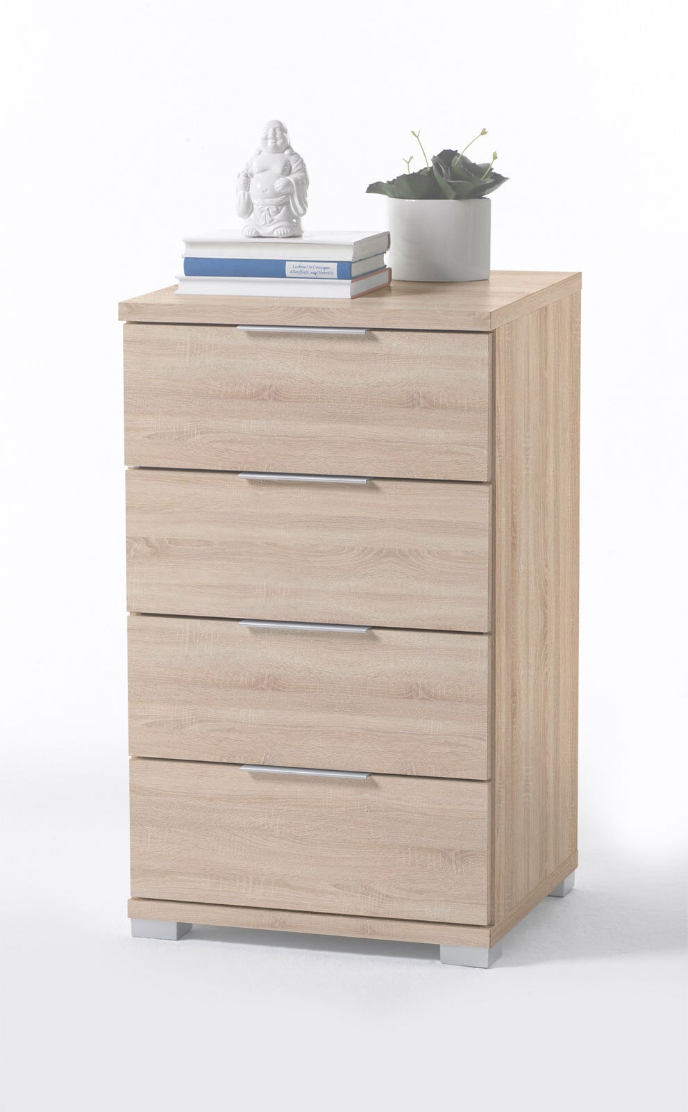 Nachtkommode SAMSON PLUS 42 x 46 x 79 cm in Braun