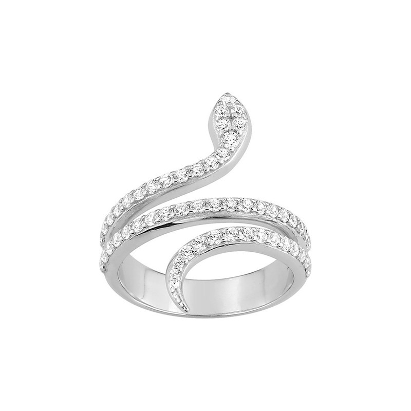 Bague femme - Oxyde de zirconium - Argent 925