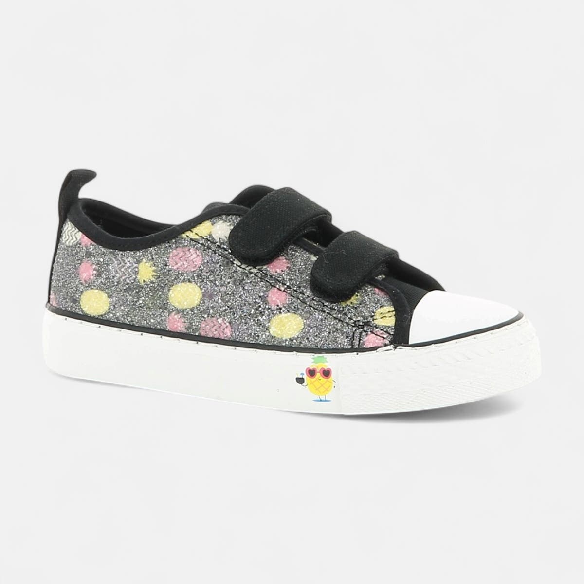 Baskets en toile Fille noir