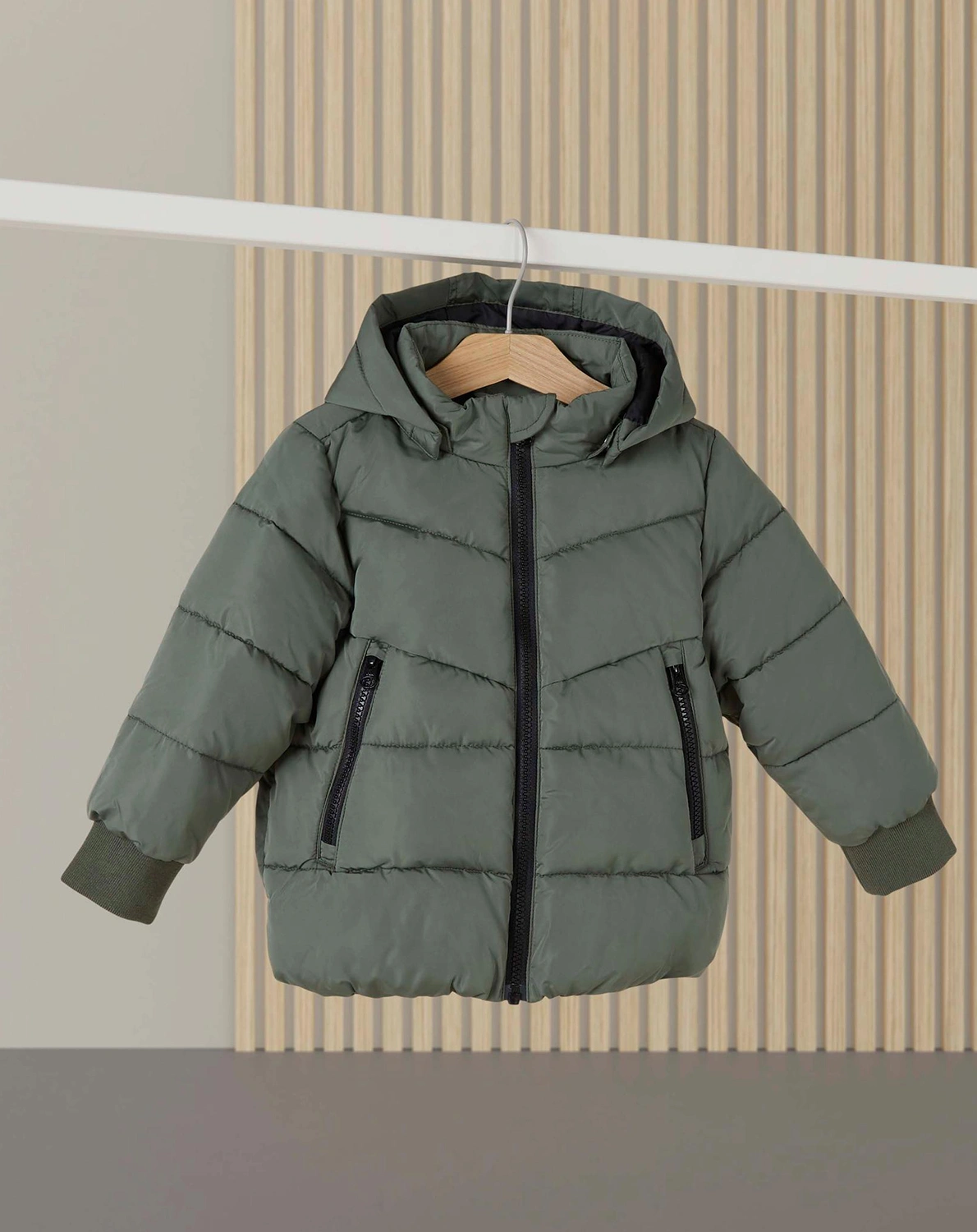 Steppjacke NMMMUSIC PUFFER in beetle