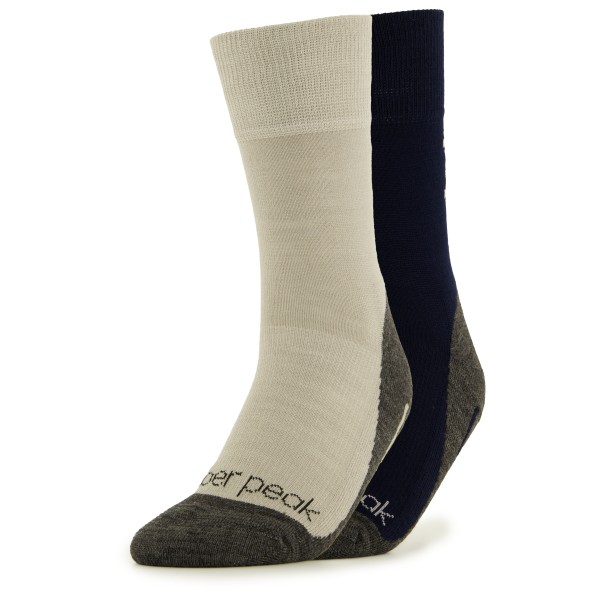 Heber Peak - EvergreenHe. Hiking Crew Socks 2-Pack - Chaussettes de randonnée