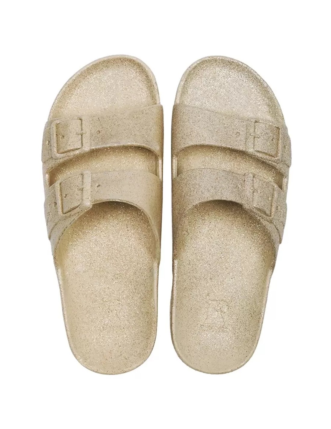 cacatoes Claquettes Femme Carioca Doré
