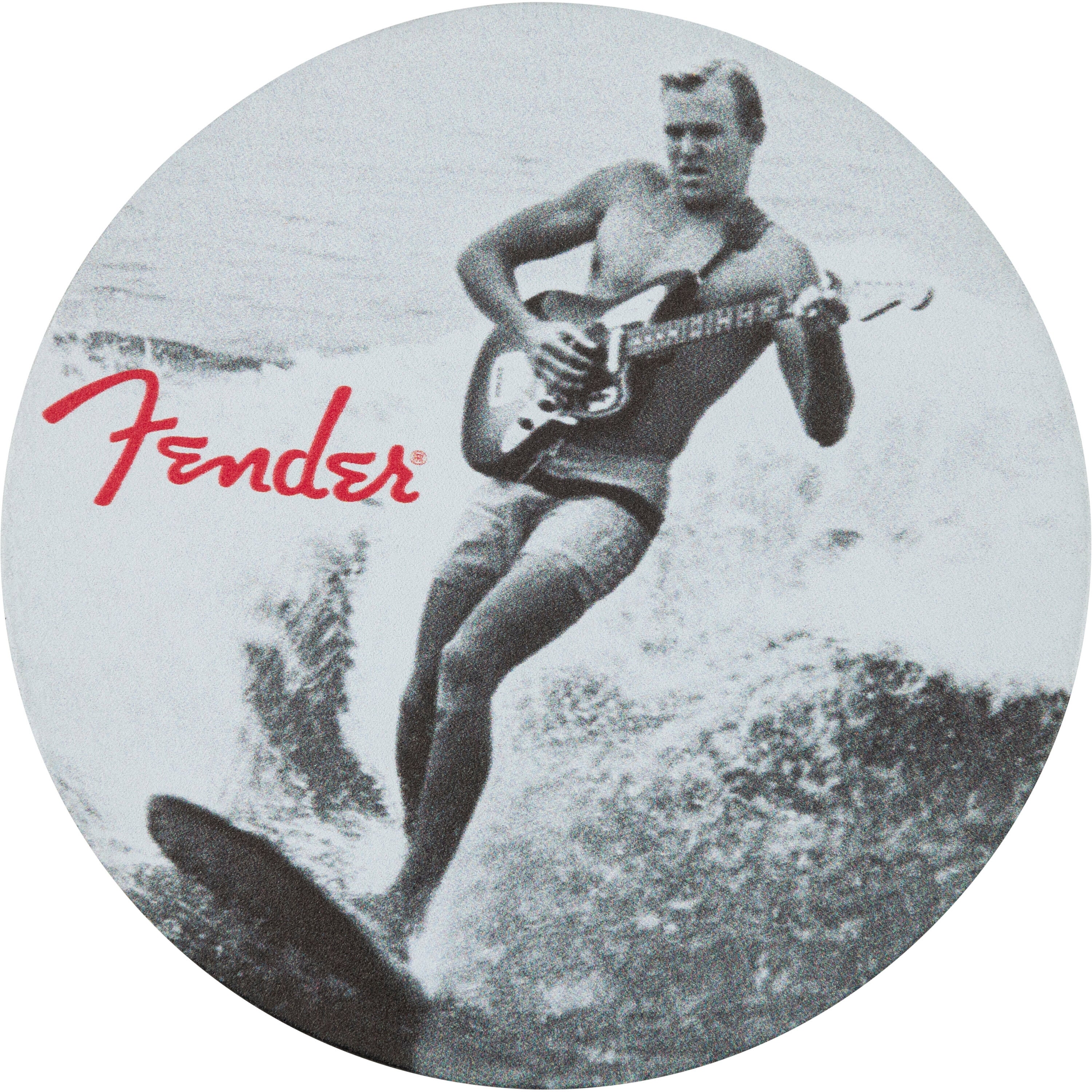 Fender Vintage Ads 4-Pk Coaster Set Black and White