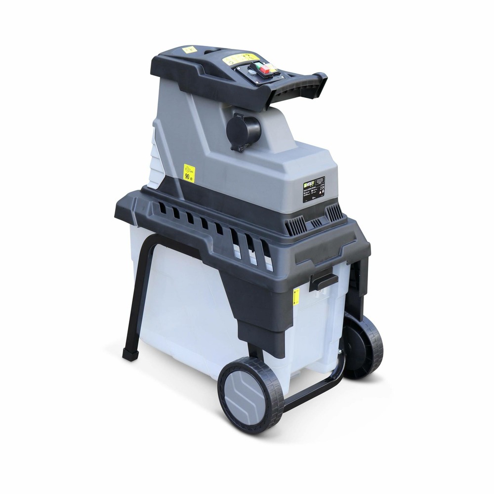 Voltr – broyeur de branches électrique à rotor – moteur 2800w à induction. Avec bac de récupération 55l. Puissant et silencieux