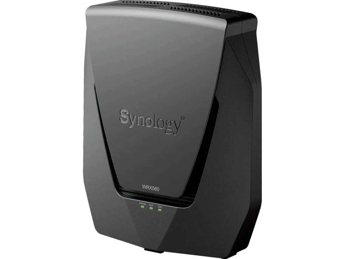 Synology WRX560 - Trådløs router - mesh 4-port switch - 1GbE, 2.5GbE - WAN-porte: 2
