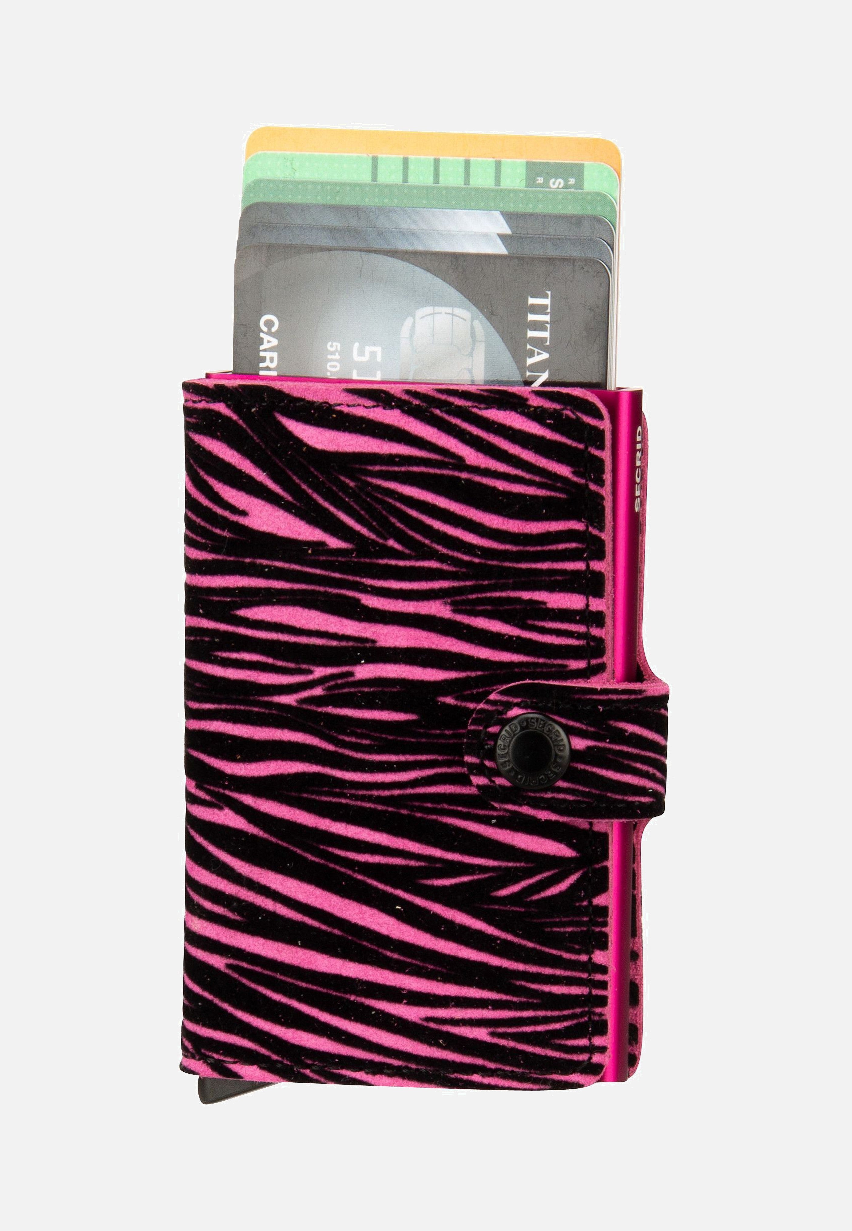 Miniwallet Zebra Fuchsia - Portemonnaie