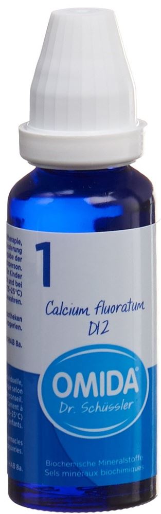 Omida Nr1 Calcium fluoratum 12 D<br>30 ml, Flasche, Dilution