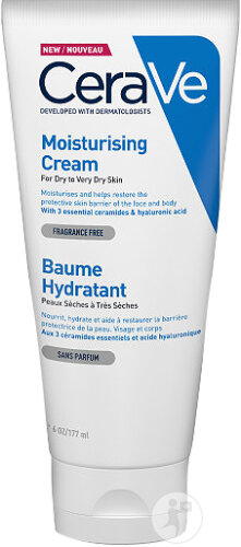 CeraVe Baume Hydratant Pour Peaux Sèches À Très Sèches Sans Parfum Tube 177ml