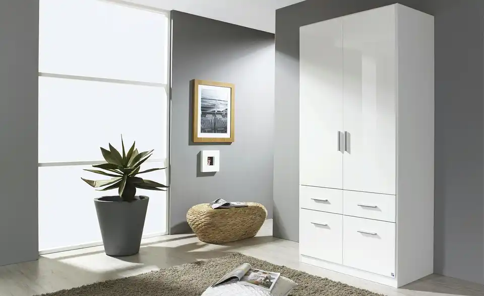Kleiderschrank Celle 91 cm Weiß