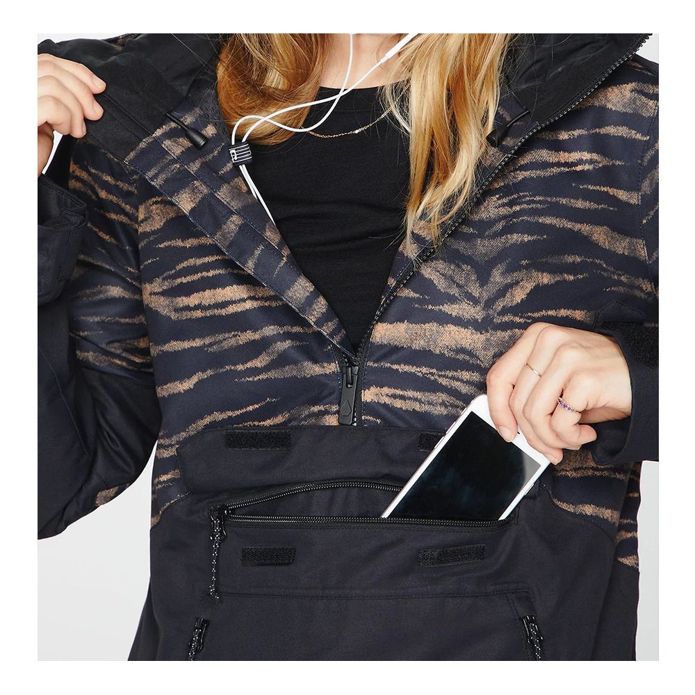 Volcom MIRROR - Veste snow Femme tiger print