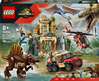 LEGO Jurassic World 76976 Helikopteroppdrag med spinosaurus og quetzalcoatlus