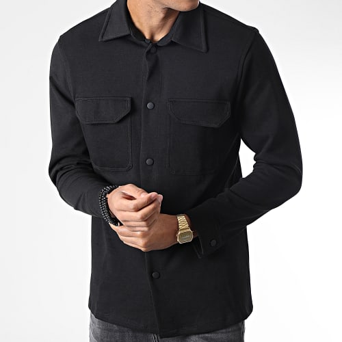 Chemise Manches Longues OTS-16 Noir