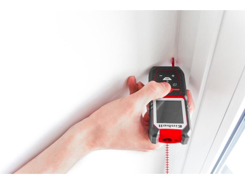 Einhell Laser-Distanzmesser TC-LD 50 50 m Zur Messung sowie Additon/Subtraktion von Strecken, Flächen und Volumen