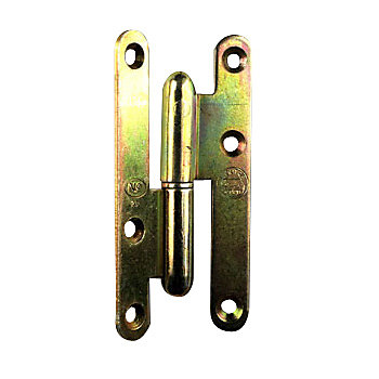 Paumelle droite bronze 140 x 60 mm
