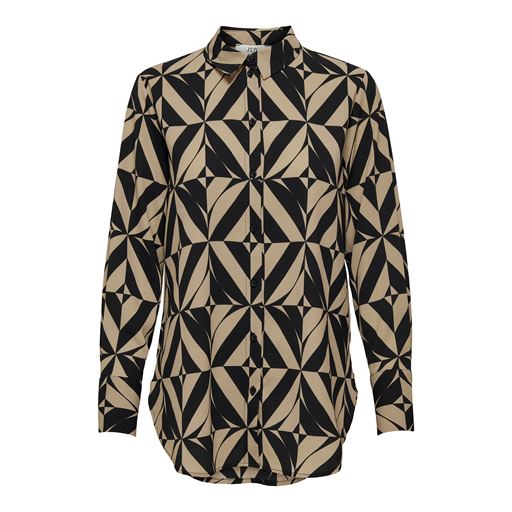 JDY Piper Skjorte, Black Humus Graphic, XS