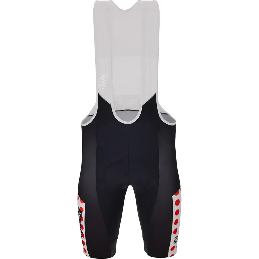 Santini GPM Leader Tour de France Fan Line Fietsbroek Kort Zwart/Bollen Heren