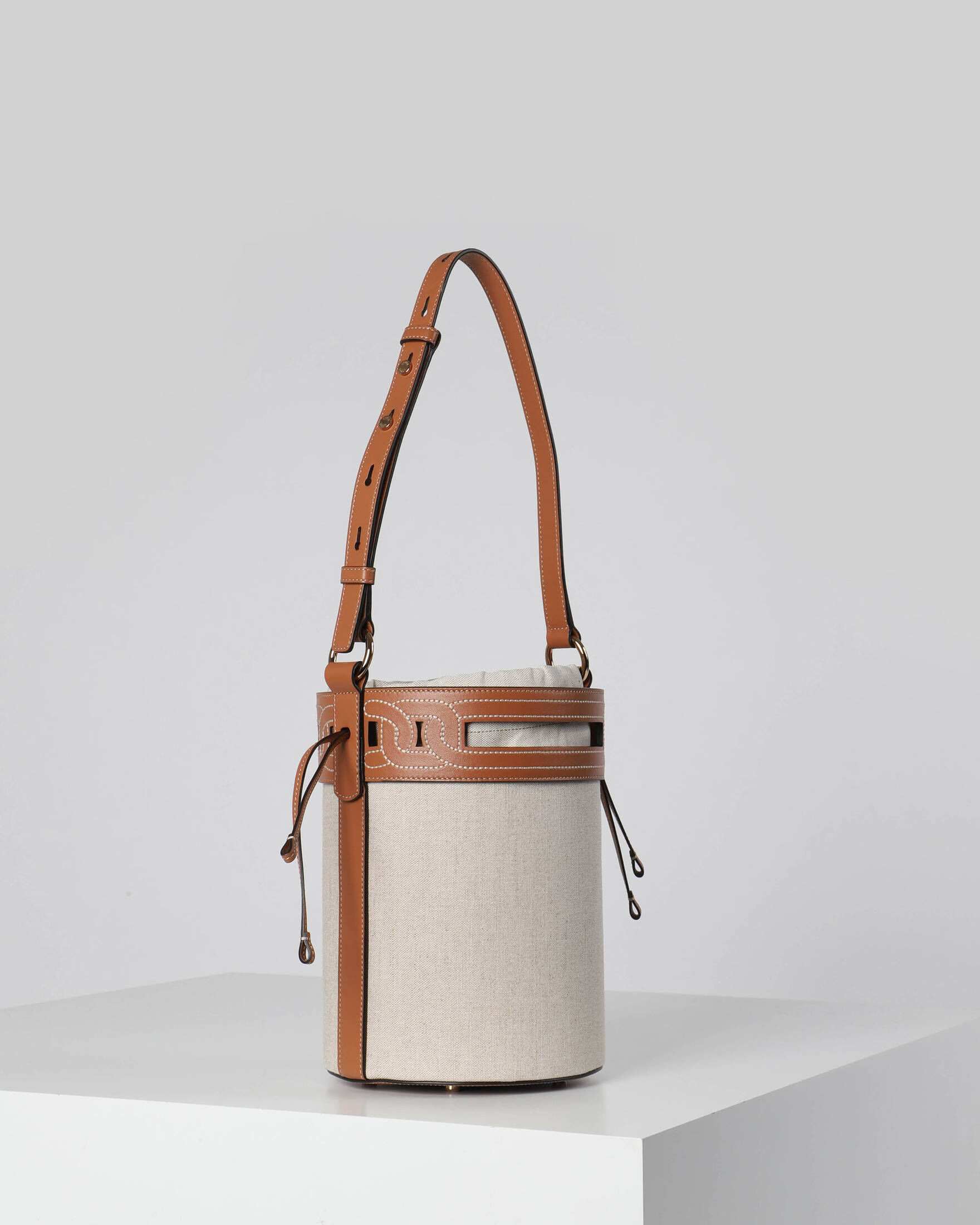TOD´S| Damen Beuteltasche KATE aus Kalbsleder und Canvas