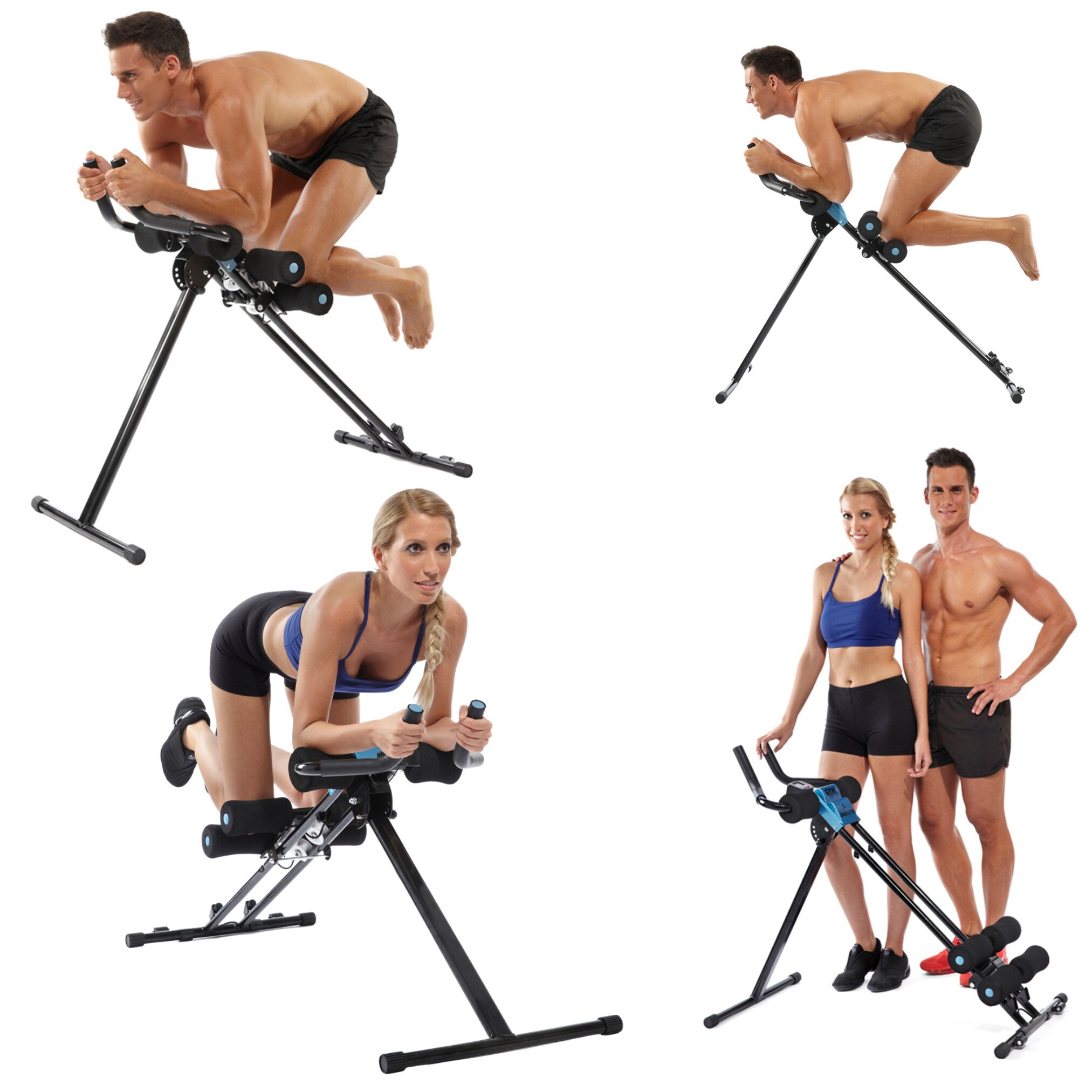 Gymform® Fitnessgerät für Zuhause klappbar - Trainingsgerät Ab Generator