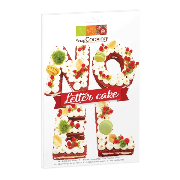 Letter cake Noël Scrapcooking