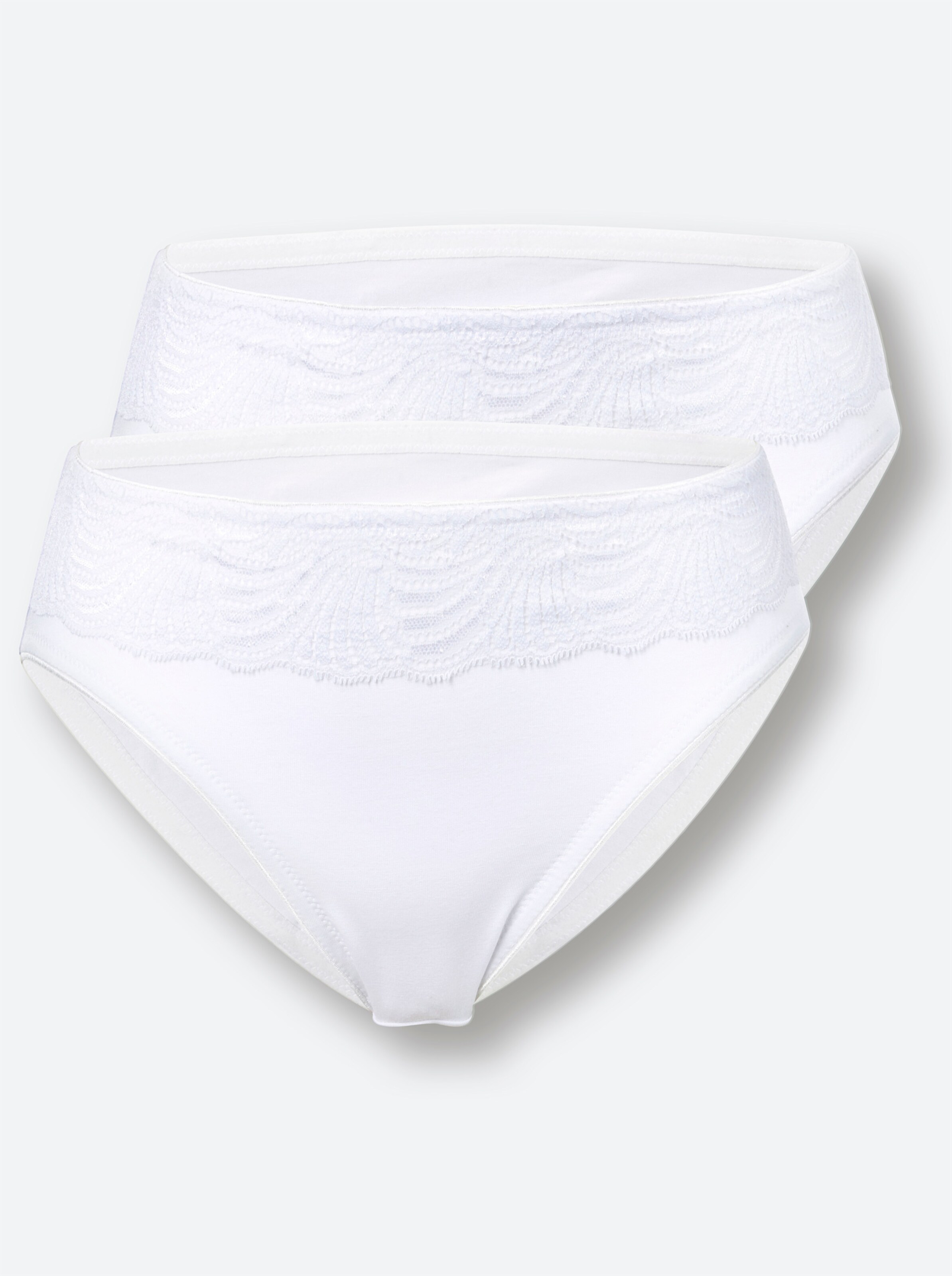 wäschepur Jazzpants in 2x weiß