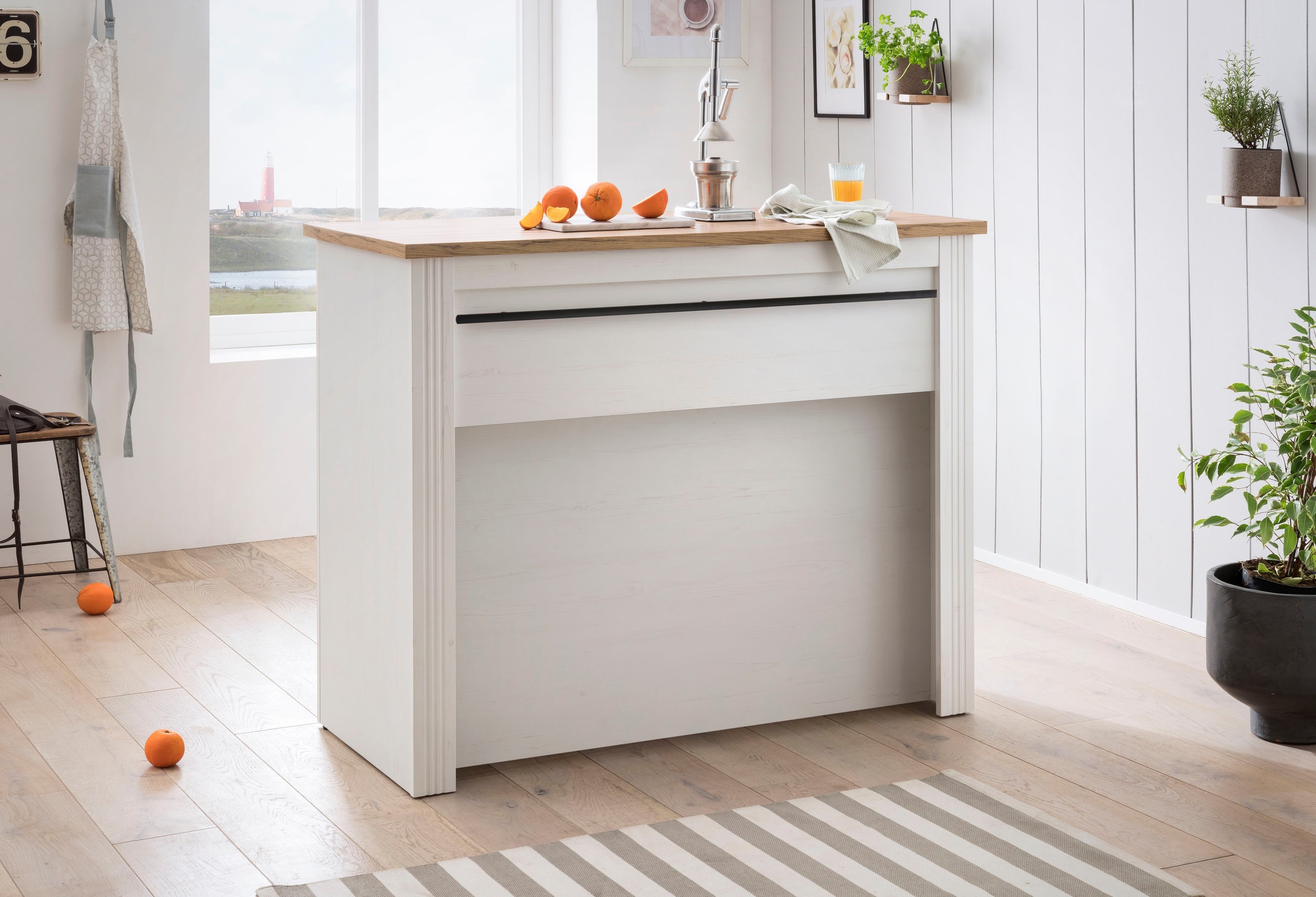 KOCHSTATION Unterschrank »KS-Westminster« Küchentheke frei im Raum stellbar, Höhe 105 cm, exclusiv by Otto