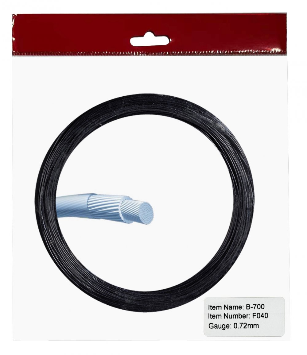 B-700  10 m Badmintonsaite schwarz