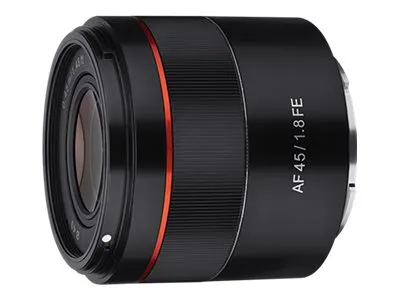 Samyang AF - Objektiv - 45 mm - f/1.8 FE - Sony E-mount - for Sony Cinema Line; a VLOGCAM; a1; a1 II; a6700; a7 IV; a7C; a7C II; a7CR; a7R V; a9 III