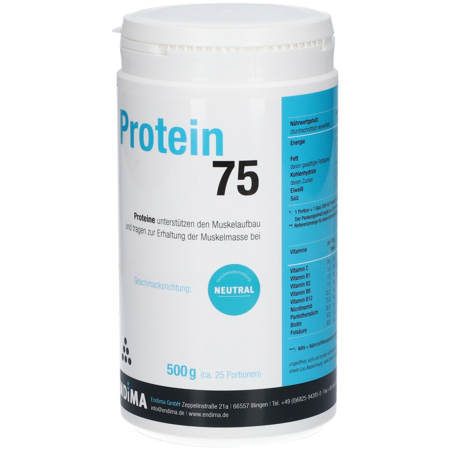 Endima® Protein 75 Neutral Pulver