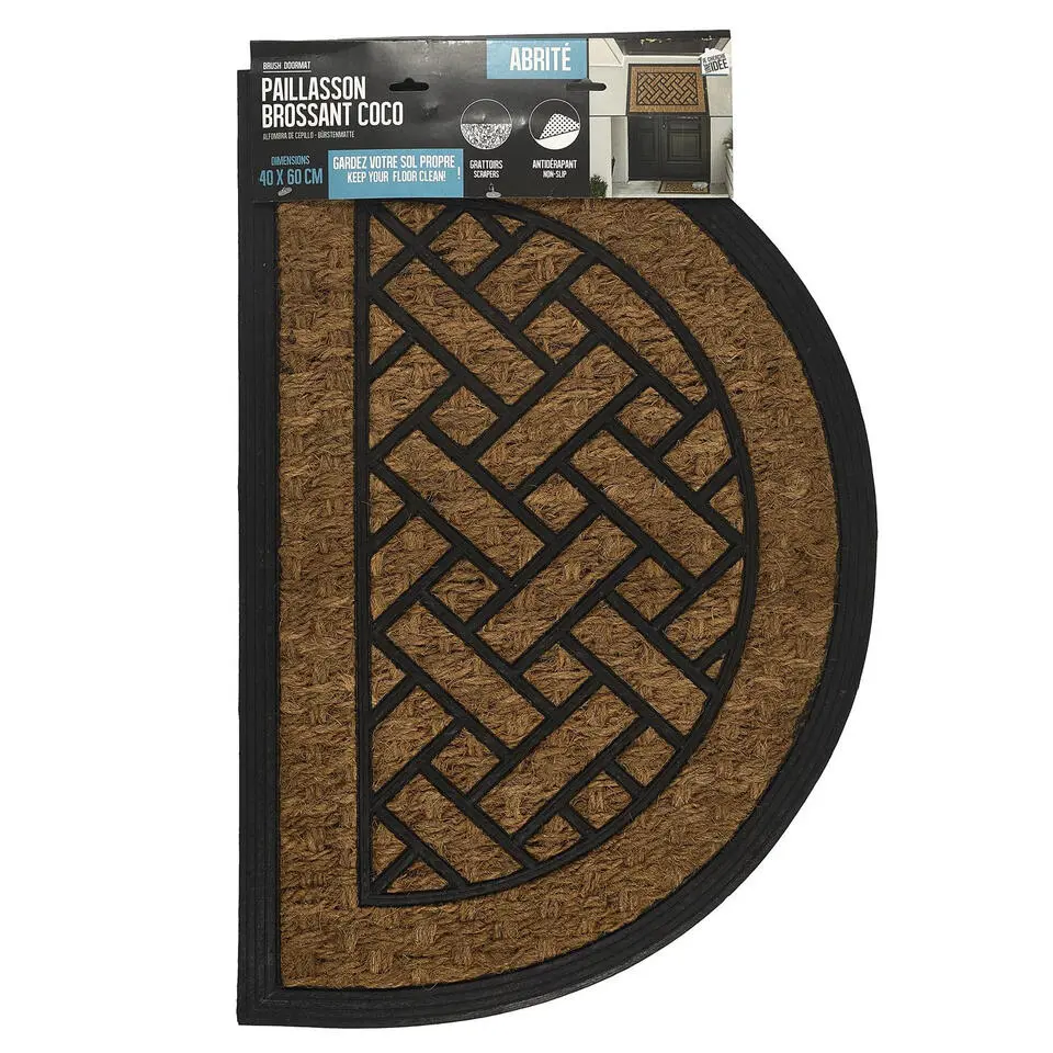 Home deco factory Deurmat Madrid - half rond - 40 x 60 cm
