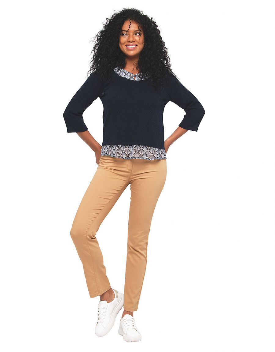 Pull bleu marine