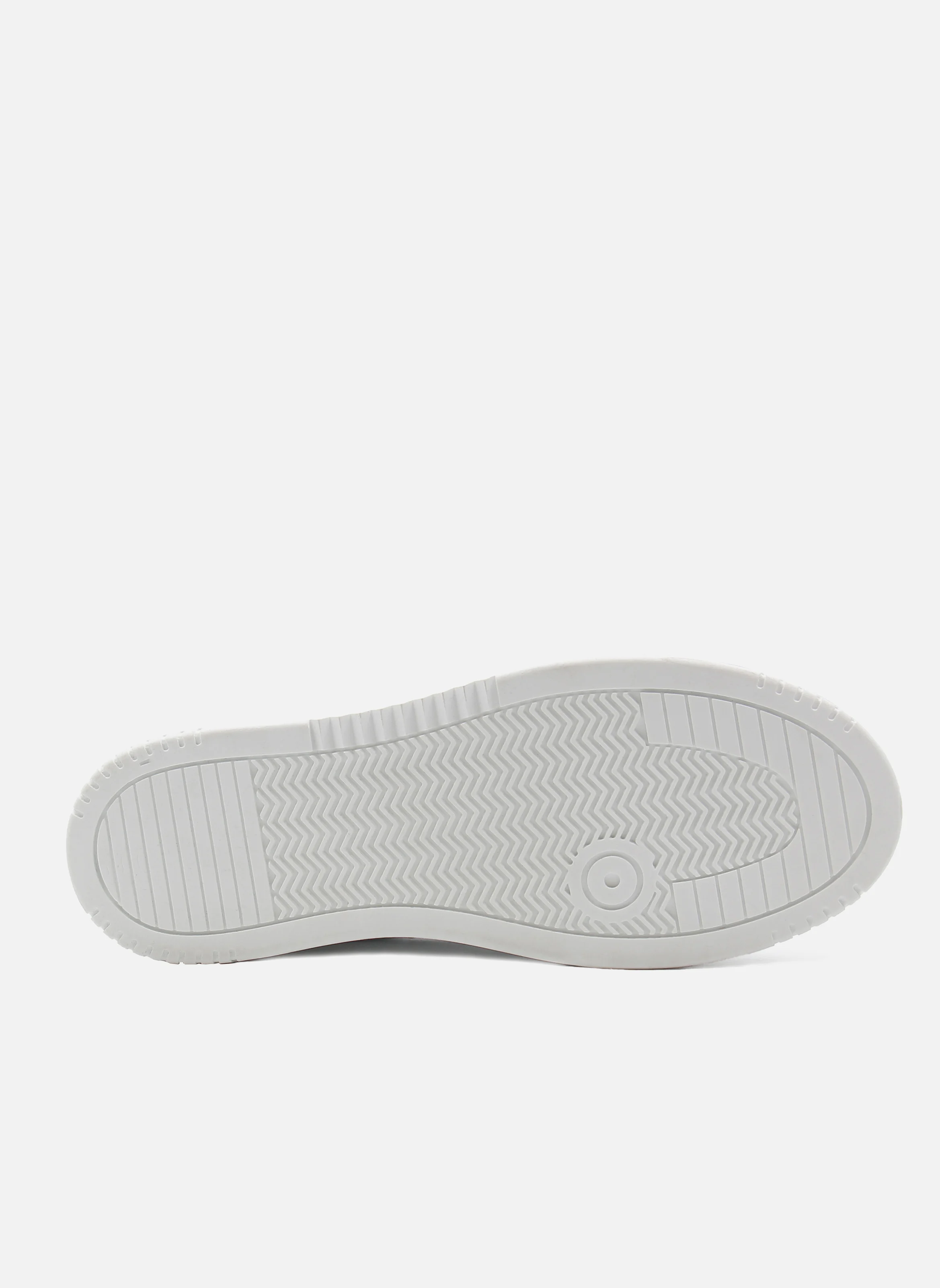 Baskets vintage cuir grainé | Blanc