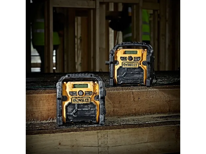 DeWALT DCR020-QW, Bærbar, Digital, DAB, FM, LED, Grøn, Sort, Gul