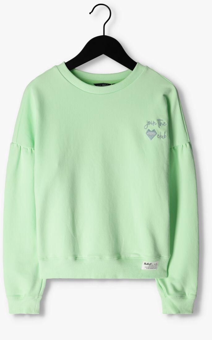 NOBELL groene nobell trui kimo b sweater dropped shoulder