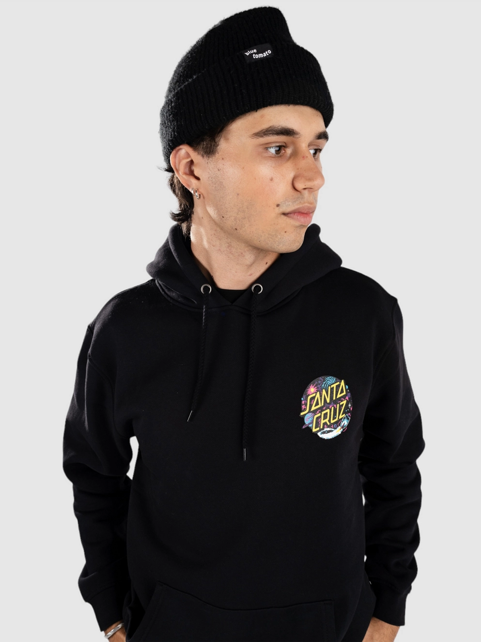 Santa Cruz Space Dot Hoodie black